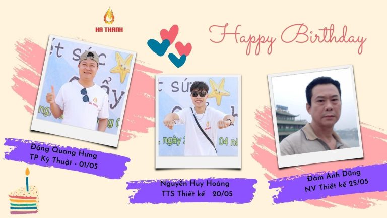 CHÀO ĐÓN TUỔI MỚI CỦA NHỮNG THÀNH VIÊN THÁNG 4 VÀ 5 TẠI PCCC HÀ THÀNH