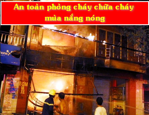 AN TOÀN PHÒNG CHÁY MÙA NẮNG NÓNG