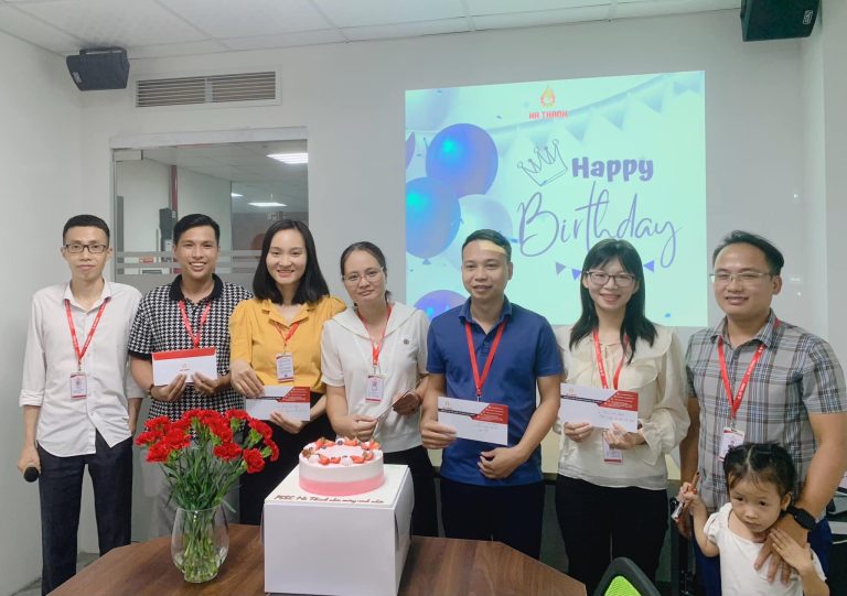 CHÚC MỪNG SINH NHẬT CÁN BỘ NHÂN VIÊN THÁNG 6,7,8