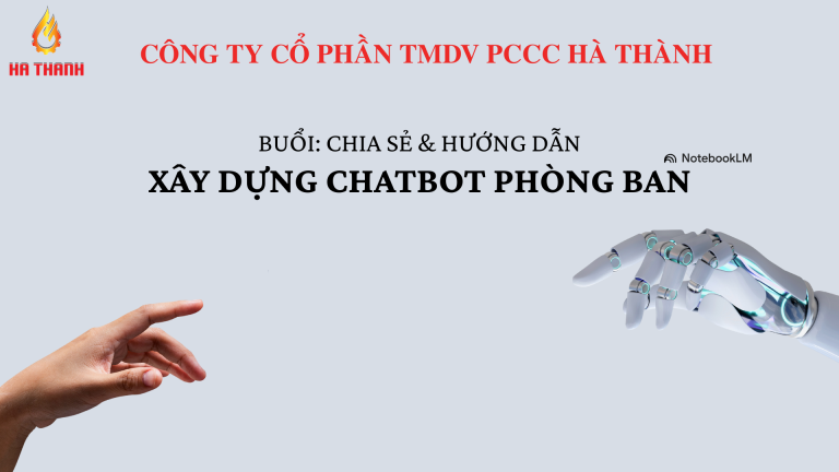 HÀ THÀNH TỔ CHỨC BUỔI CHIA SẺ: XÂY DỰNG CHATBOT TRA CỨU NỘI BỘ VỚI NOTEBOOKLM