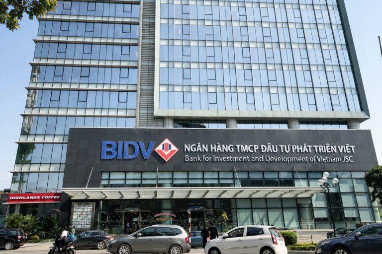 Trụ sở làm việc của Ngân Hàng BIDV