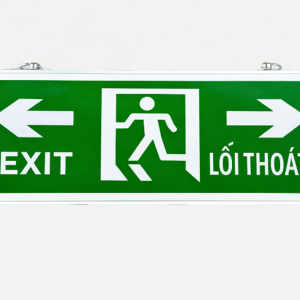 Đèn exit 2 mặt chỉ 2 hướng