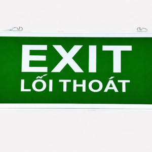 Đèn exit 1 hoặc 2 mặt không chỉ hướng